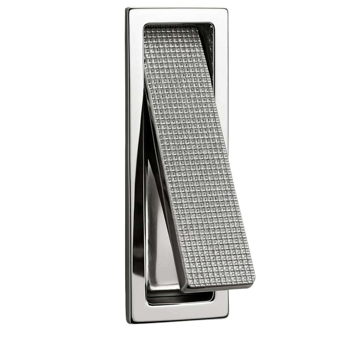 Puxador Piano de Embutir Pequeno Cromado Zen 64541_0